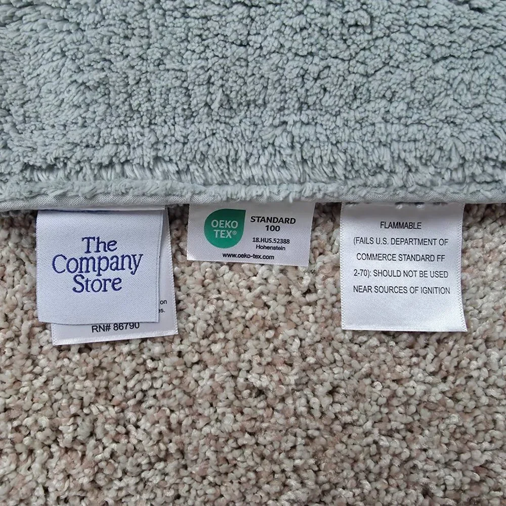 The Company Store Seafoam Green Bath Mat